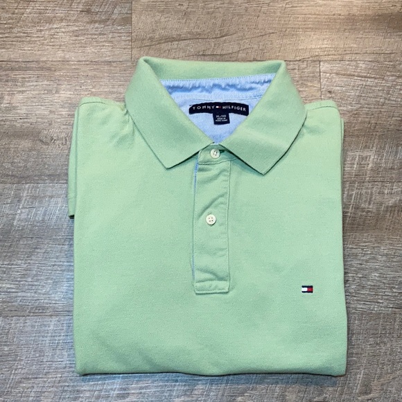 Tommy Hilfiger Other - Tommy Hilfiger mint green collared polo shirt XL